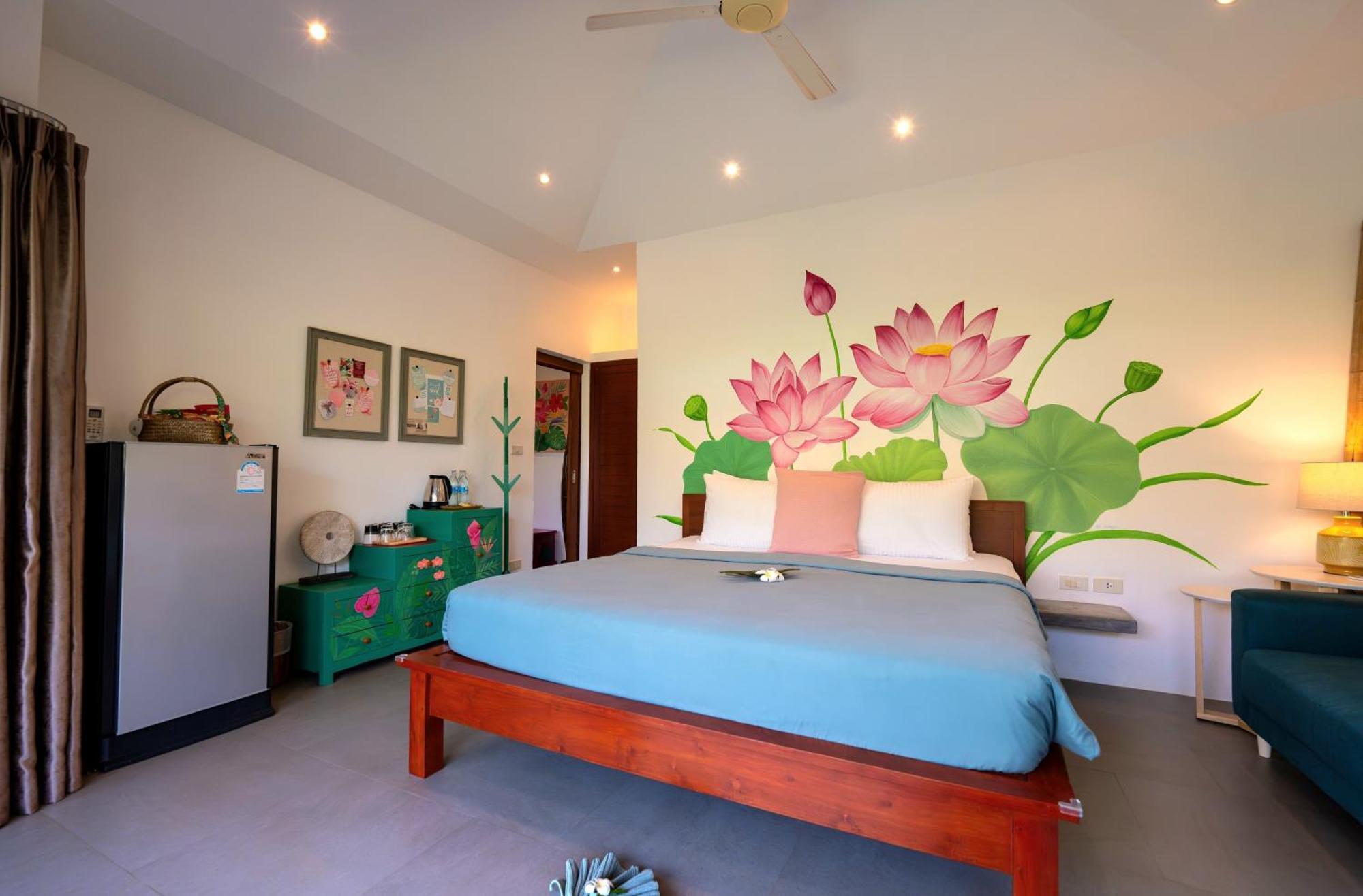 לאמאי ביץ' Orchid Lodge Samui - Bed & Breakfast חדר תמונה