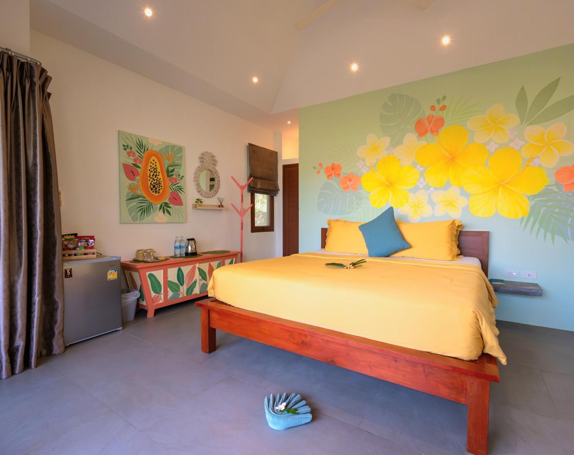 לאמאי ביץ' Orchid Lodge Samui - Bed & Breakfast חדר תמונה