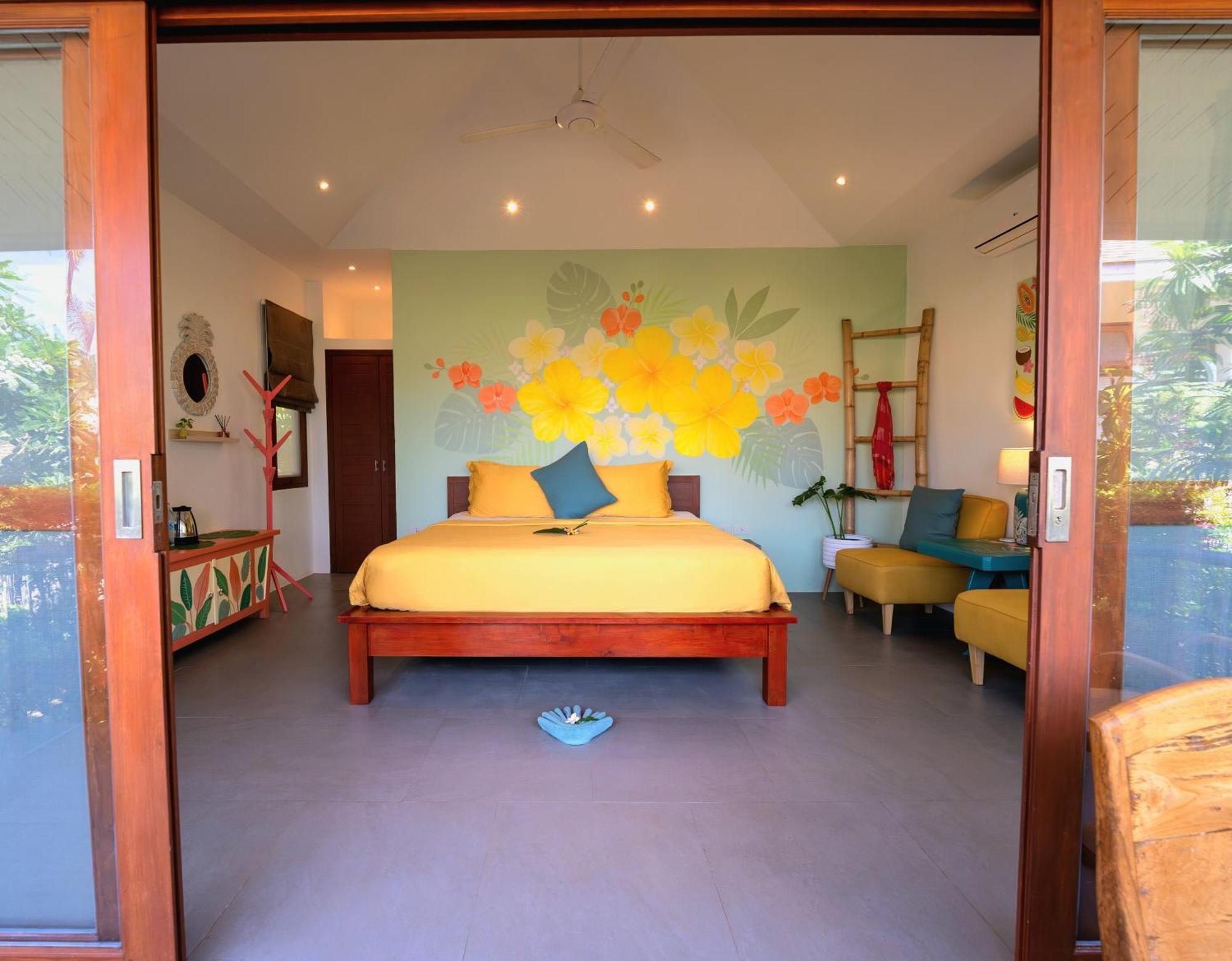 לאמאי ביץ' Orchid Lodge Samui - Bed & Breakfast חדר תמונה